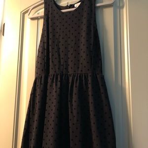 Jcrew Swiss Dot Black Dress, worn prior